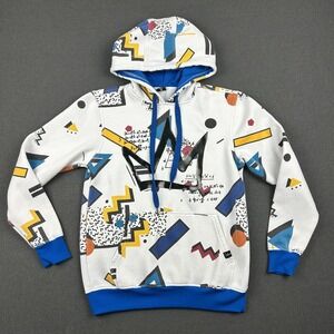 Screenshot Hoodie Mens Small 90's Style Hip Hop Crown Logo Pocketed Y2K Fresh